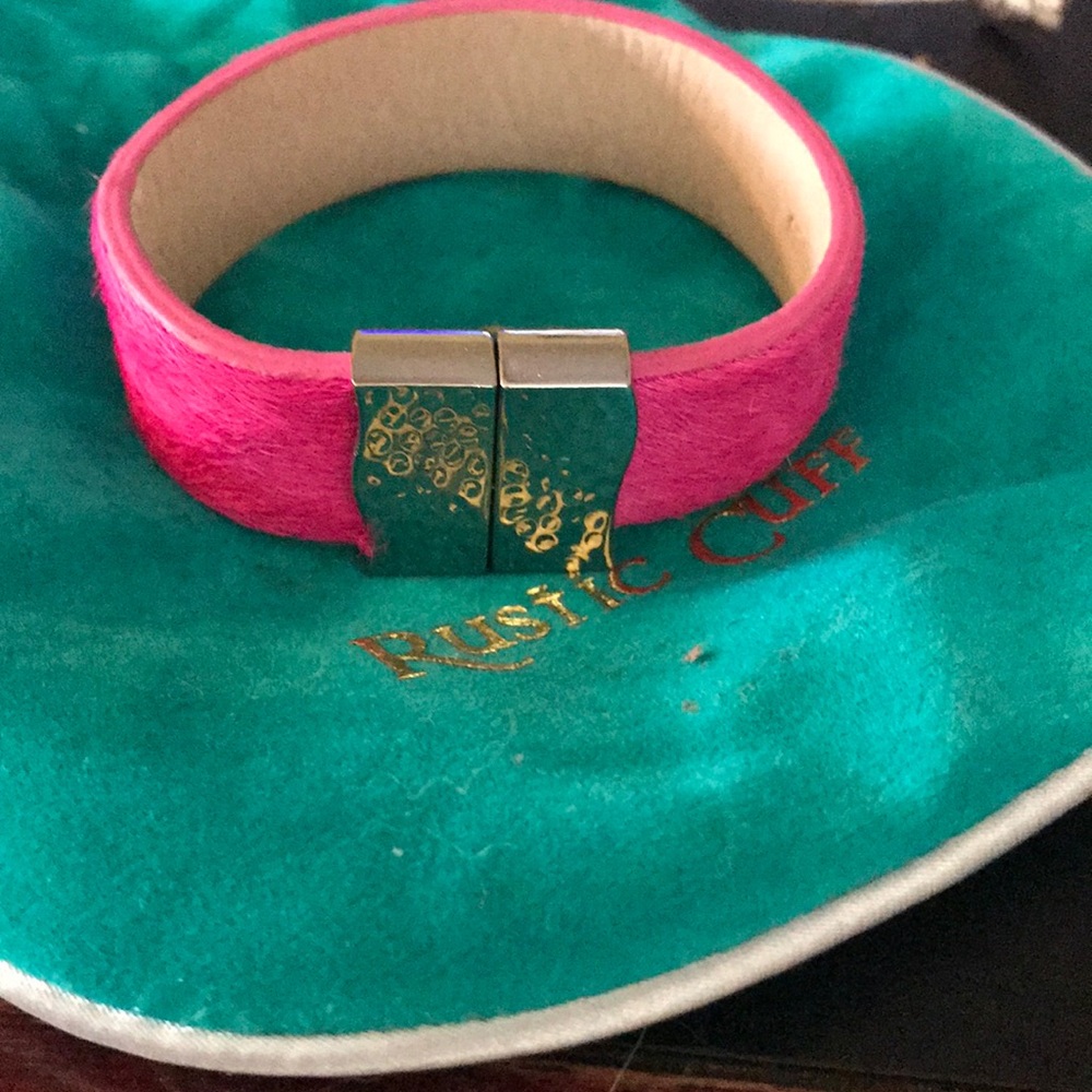 Rustic cuff pink